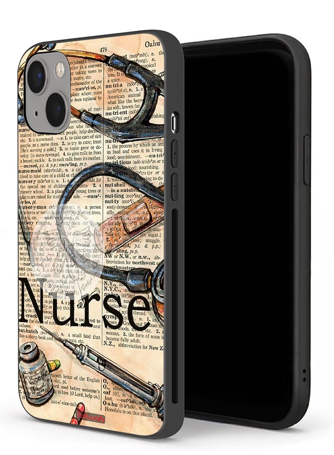 Tolwak Apple iPhone 13 mini Protective Case Nurse Vintage Tools - Image 1