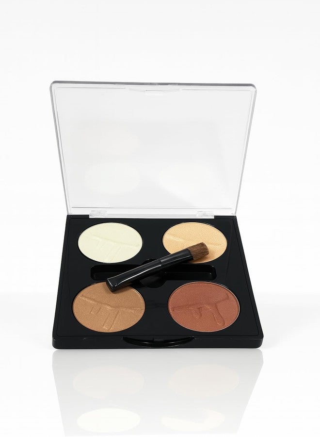 ماسيبو يو أس أيه ماسيبو يو إس إيه لسترلايت بريزم إيديشن - باليت إضاءة فائقة اللمعان 4 في 1 للوجه والعينين - Image 2