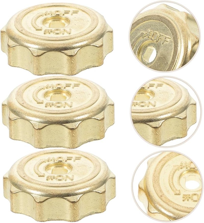 Metal Stove Control Knobs 4 Pack Gas Range Replacement Smooth Surface Easy Clean - Image 4