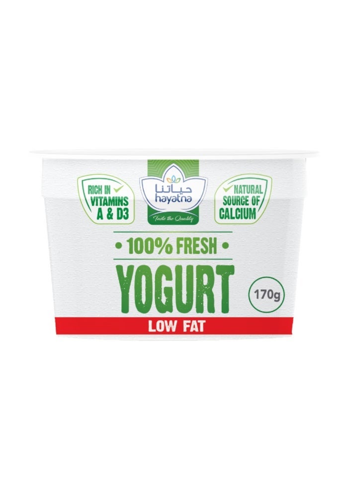 Fresh Yoghurt, Low Fat - 170g, UAE