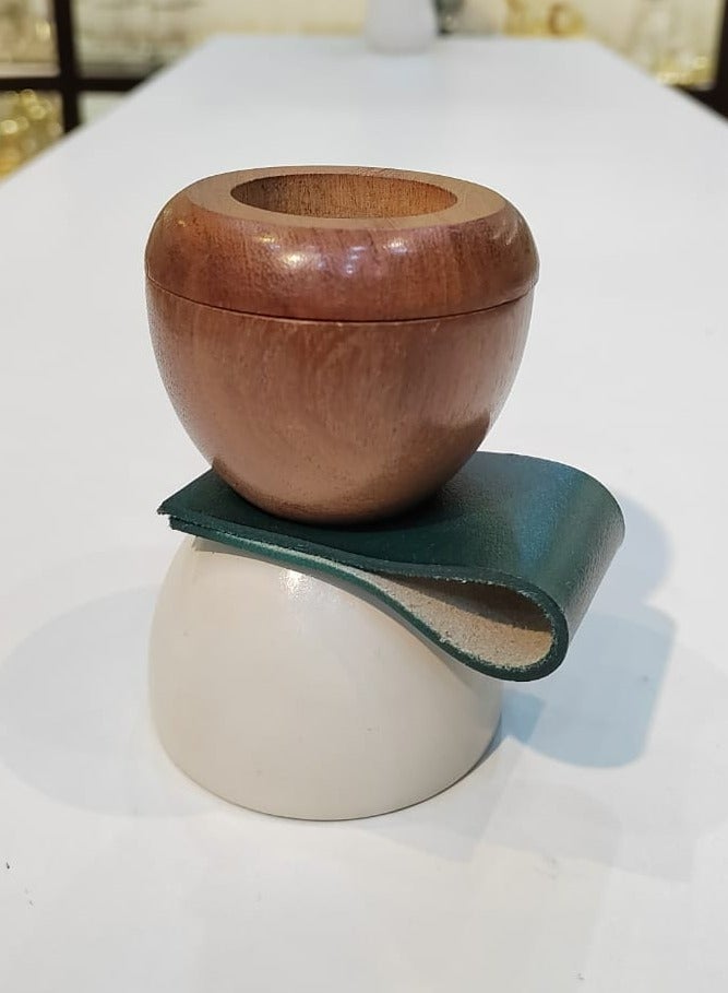 Damanhoor Bakhoor Burner Beautiful Design Wooden Hand Crafted Incense Burner With Magnet Cover  - Image 2
