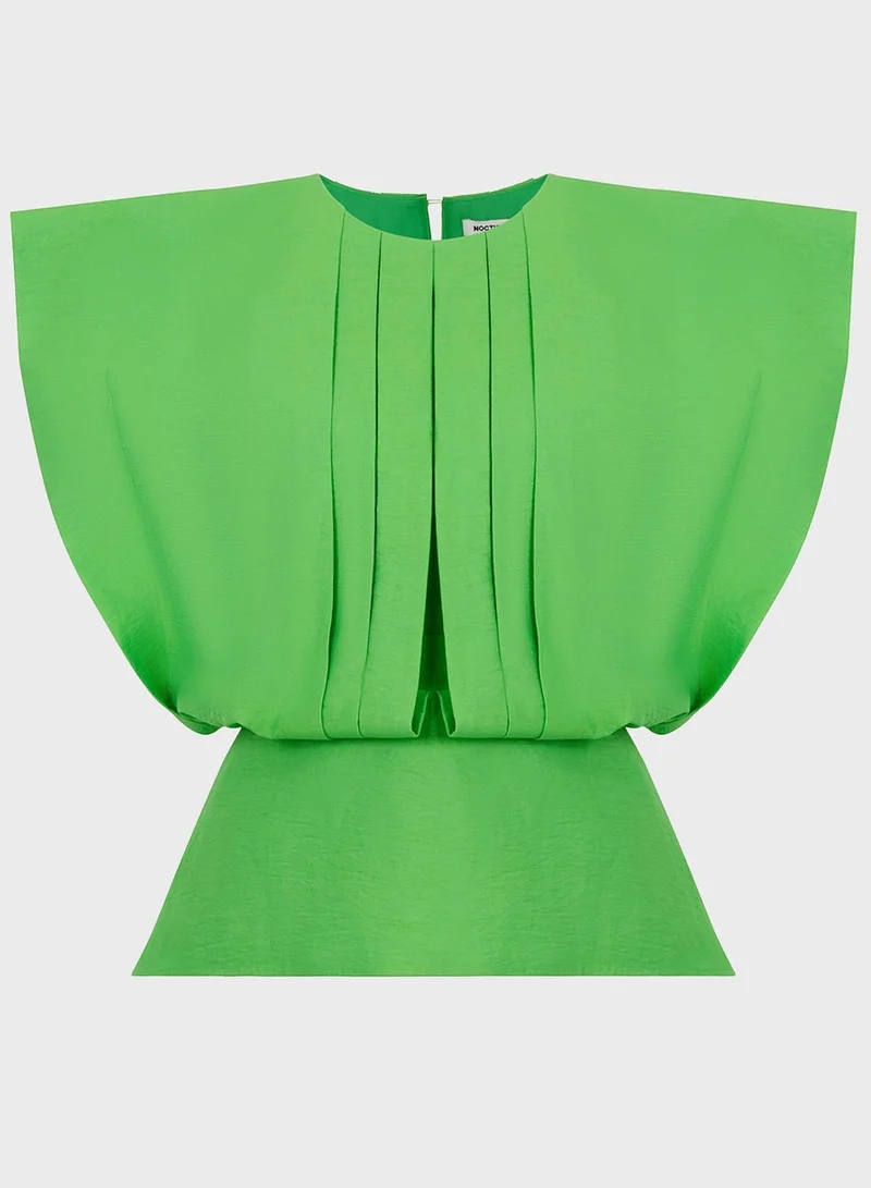 Nocturne Pleats Detail Top
