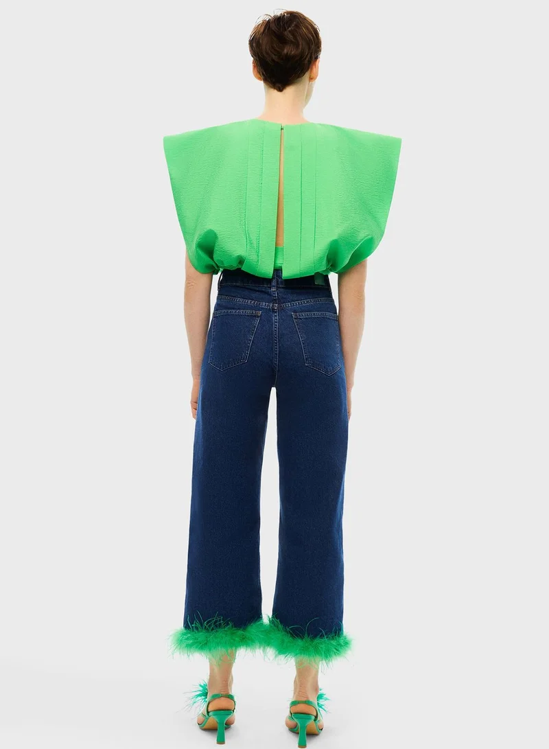 Nocturne Pleats Detail Top
