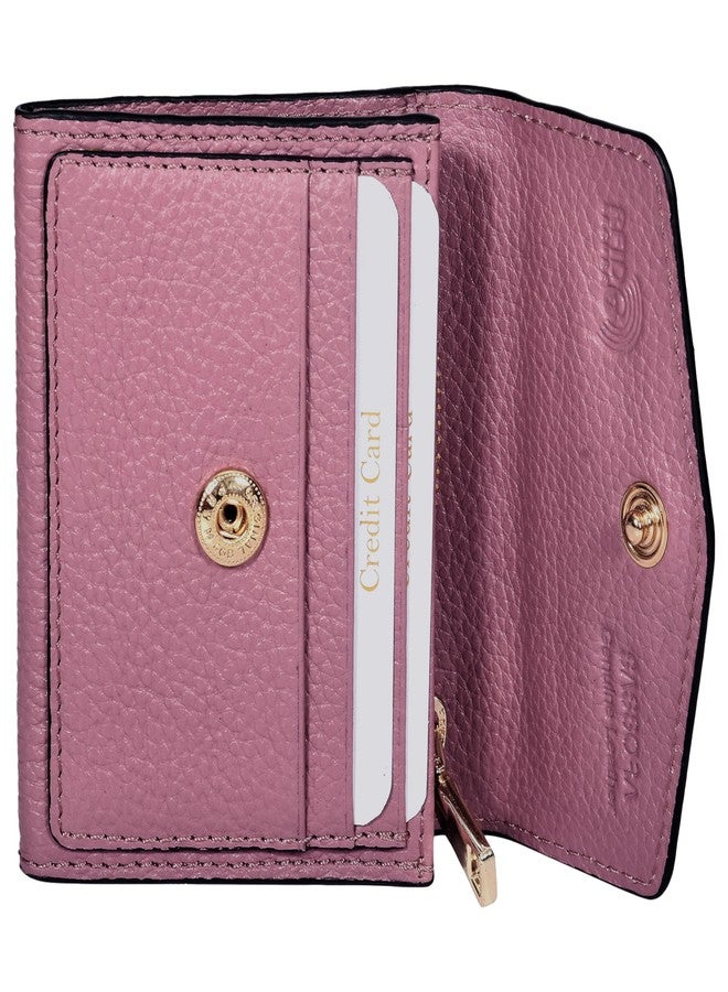 Sassora Genuine Leather Purple Card Holder for Girls - Image 3