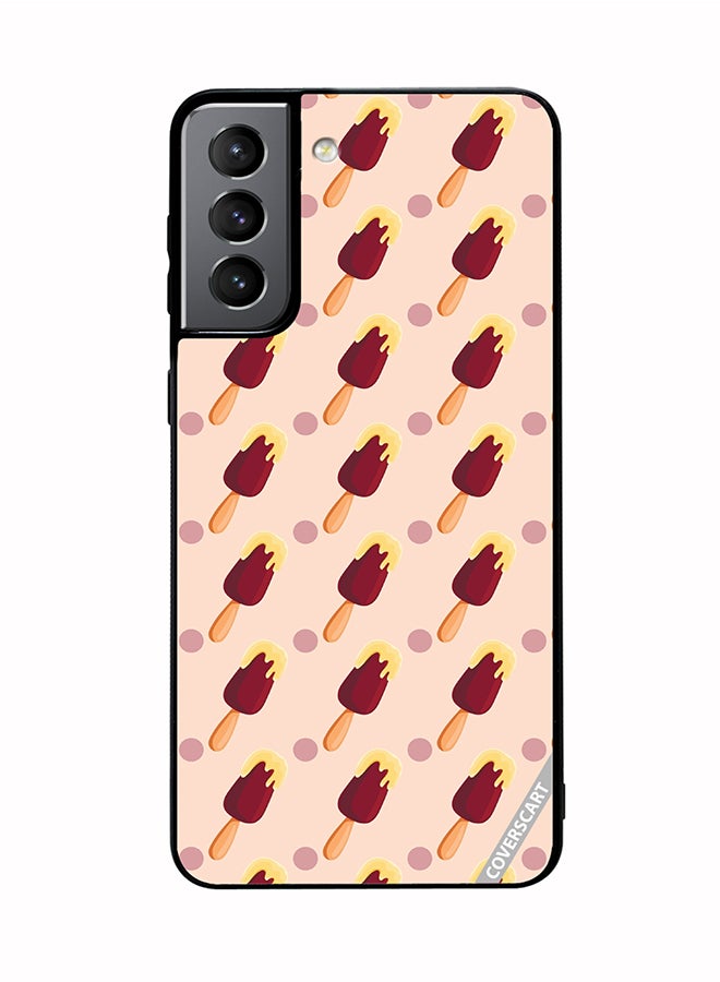 COVERSCART Protective Case Cover For Samsung Galaxy S21 5G Sunday Pattern Design Multicolour