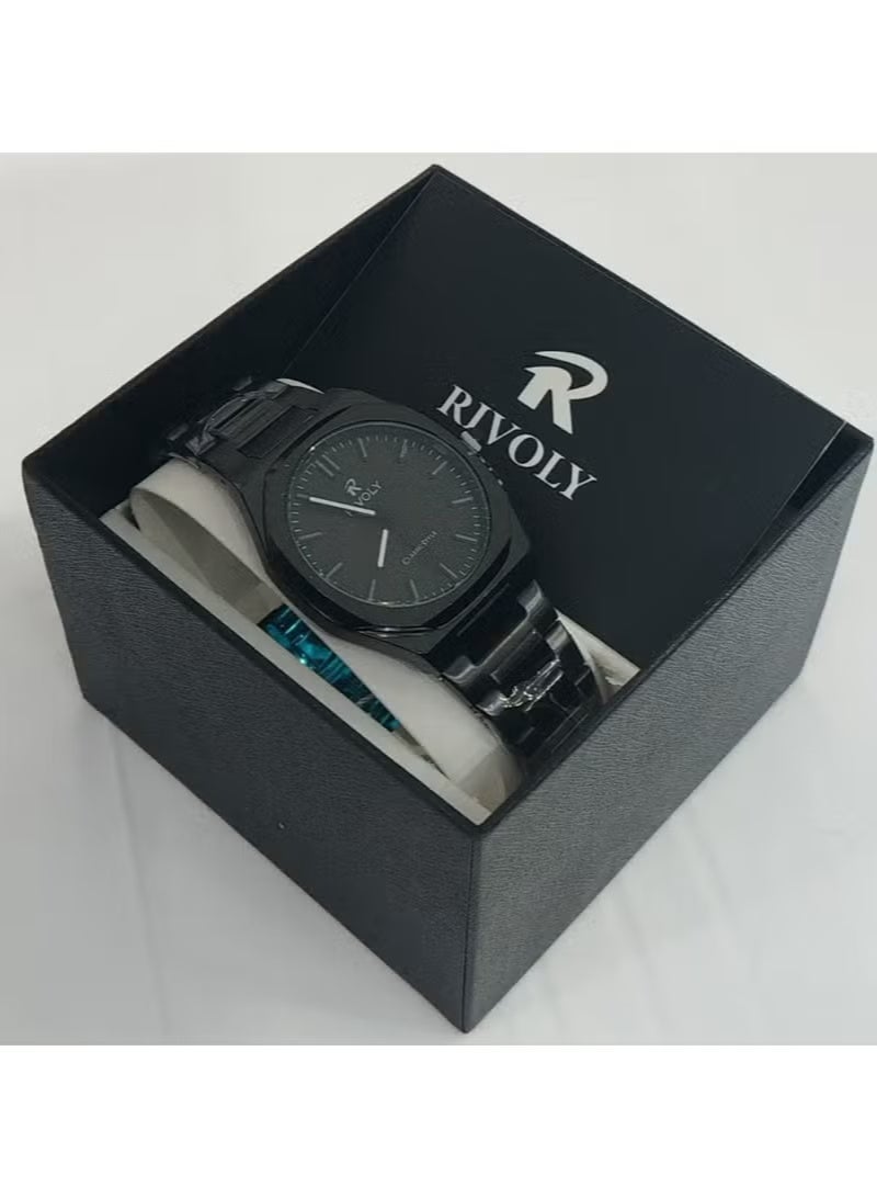 ريفولي ساعة ريفولي الرجالية، أناقة وجودة عالية، إصدار جديد، ستانلس ستيل