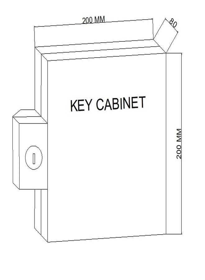 AHD FIRE Lockable key safe box for 20 keys, AHD brand - Image 5