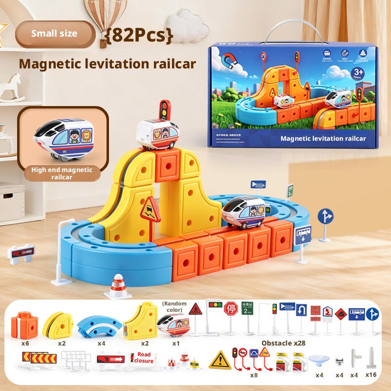 Magnetic Track Car Building Blocks Set - Image 5
