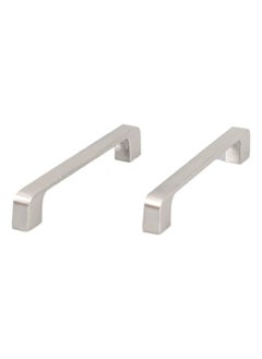 Graffiti Resin 2-Piece Silver Tray Handles Size 14 Cm 