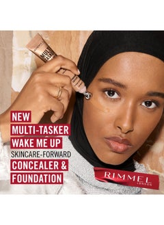 RIMMEL LONDON Multi-Tasker Wake Me Up Concealer & Foundation - 30 - Light, 20ml  - Image 4