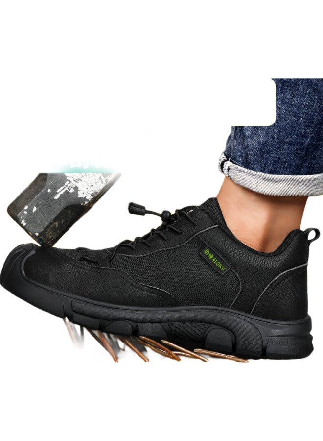 Jingtu Labor Protection Shoes Men'S 10Kv Insulated Anti-Smashing Anti-Piercing Wear-Resistant Safety Work Electrician Functional Shoes 0216Kv-J 38 - Image 1