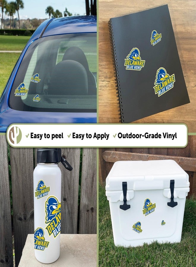 Desert Cactus University of Delaware Sticker Fightin Blue Hens UD Vinyl Decals Laptop Water Bottle Car Scrapbook T3 (Type 3-1) - Image 2