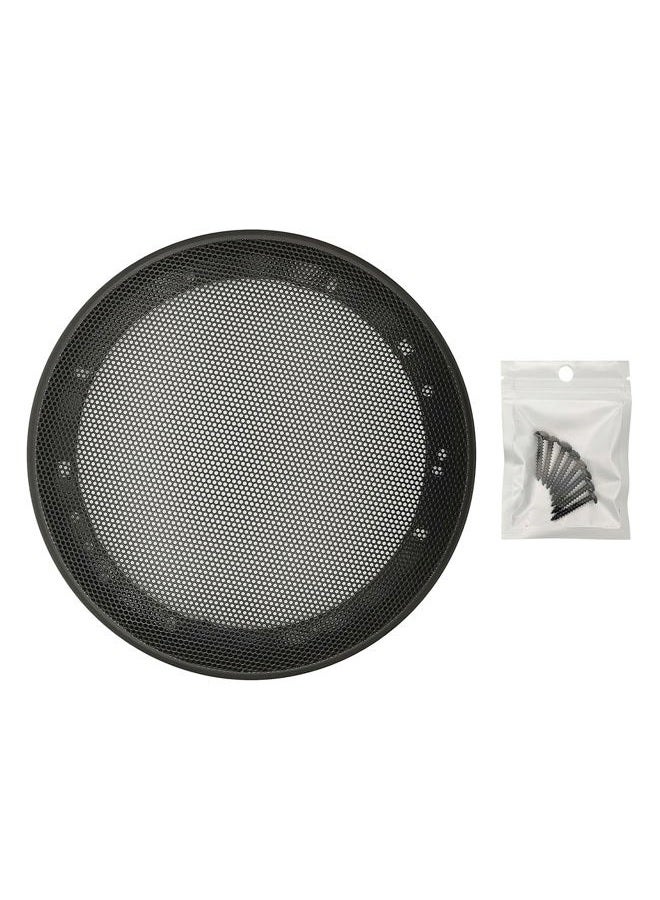 Fuhengli 6.5" Speaker Grill Covers, Car Speaker Subwoofer Guard Protector, ABS Plastic Frame with Metal Mesh, Black - 2Pcs - Image 2