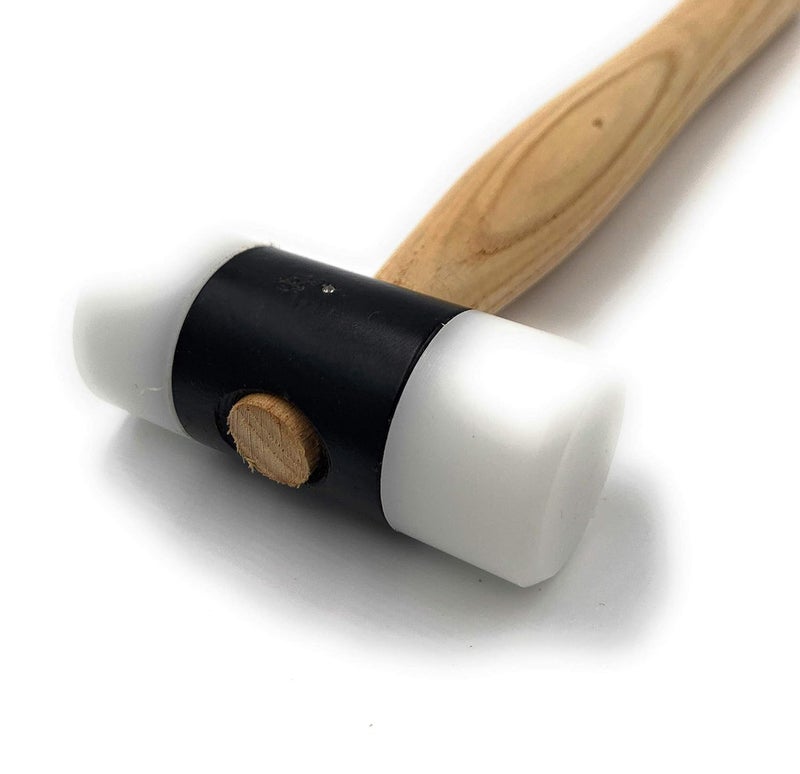 Aone Nylon Mallet Hammer 1.25" Non-Marring for Jewellery Making, Watchmaking, Beading, Leather Crafting, Model Making, Metal Workshops, Goldsmith, Silversmith, Hobby Crafts DIY - Image 2