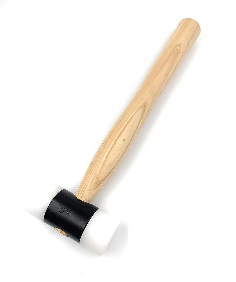 Aone Nylon Mallet Hammer 1.25" Non-Marring for Jewellery Making, Watchmaking, Beading, Leather Crafting, Model Making, Metal Workshops, Goldsmith, Silversmith, Hobby Crafts DIY - Image 1