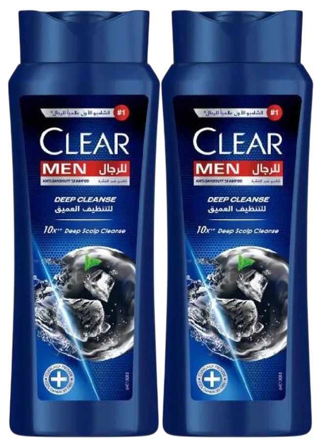 Clear Shampoo Deep Cleanse 2x350ml