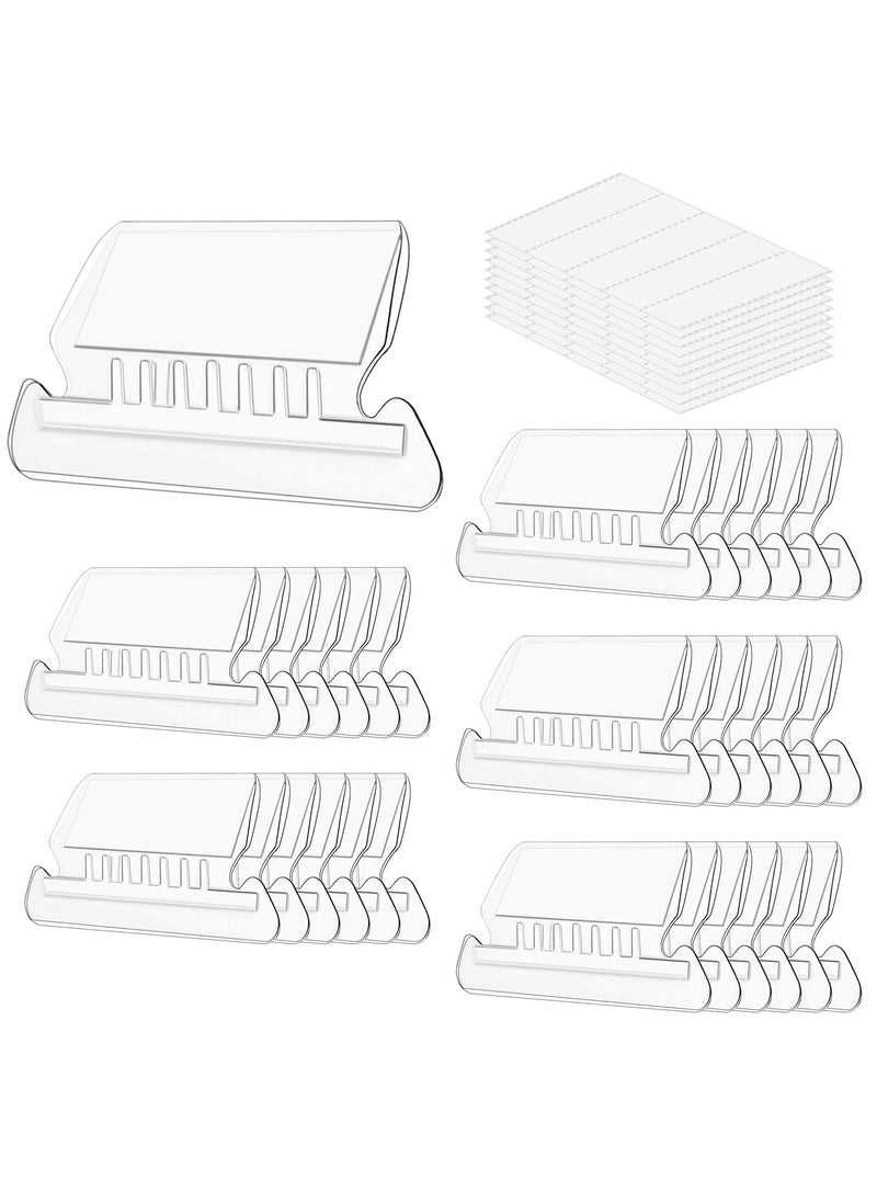 PAXCOO File Folder Tabs, Paxcoo 50 Sets Hanging File Folder Labels Tabs and Inserts for Hanging Folders  - Image 1
