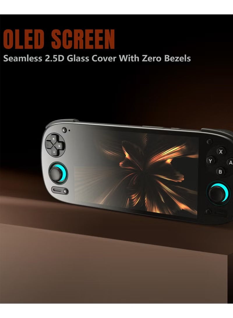 جيب الرجعية 5 وحدة الألعاب المحمولة الرجعية ، 8 + 128G ، 5.5 بوصة شاشة تعمل باللمس 1080p ألعاب Android المحمولة ، مع GPU Adreno 650 و WiFi 6 / BT5.1 ، معالج Snapdragon 865 ، Android 13 (أسود) - Image 2