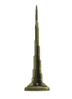 THE QUIRKY HOME THE QUIRKY HOME Dubai Burj Khalifa Tower Miniature Dubai City Landmark Souvenir Model Replica Monuments Decorative Showpiece for Home Antique Finish 22cm S3  - Image 1