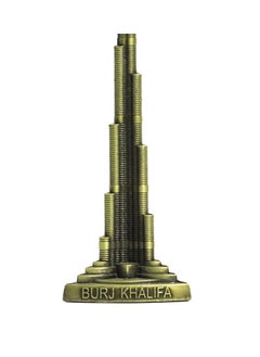 THE QUIRKY HOME THE QUIRKY HOME Dubai Burj Khalifa Tower Miniature Dubai City Landmark Souvenir Model Replica Monuments Decorative Showpiece for Home Antique Finish 22cm S3  - Image 4