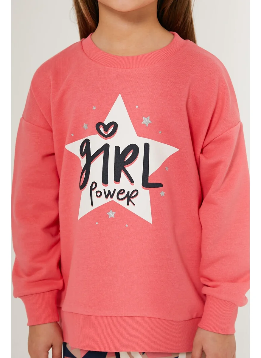 RolyPoly Girl Powers Pink Girls' Tracksuit Set