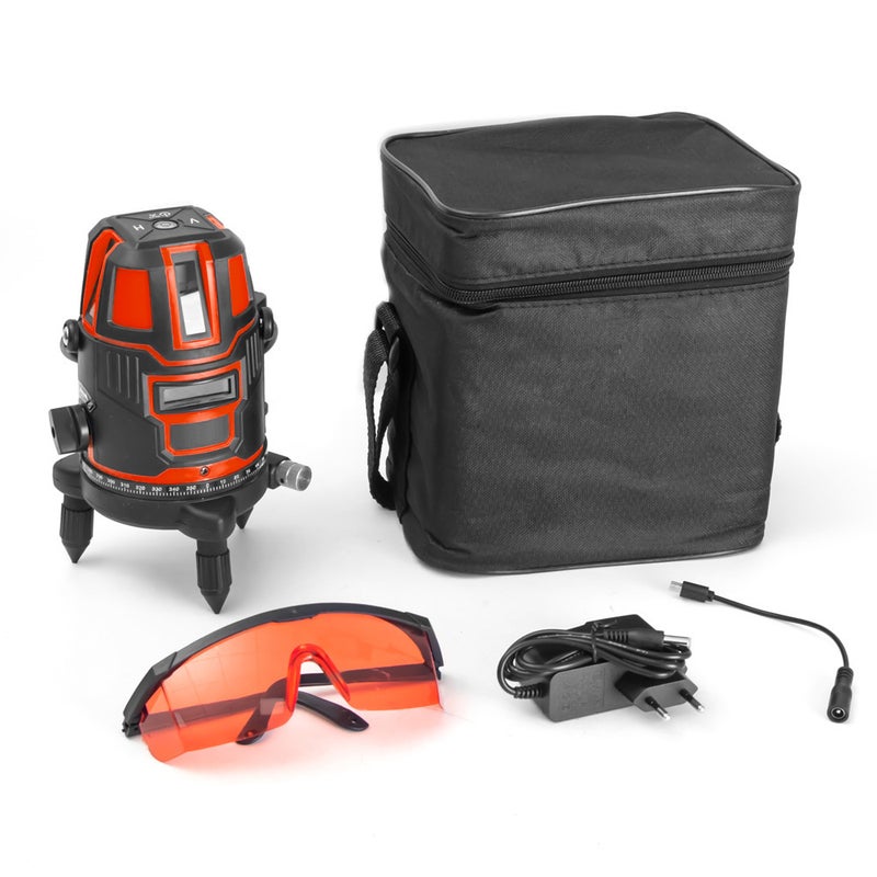 Hilda Laser Level 5-Line Infrared Automatic Red light five-line level