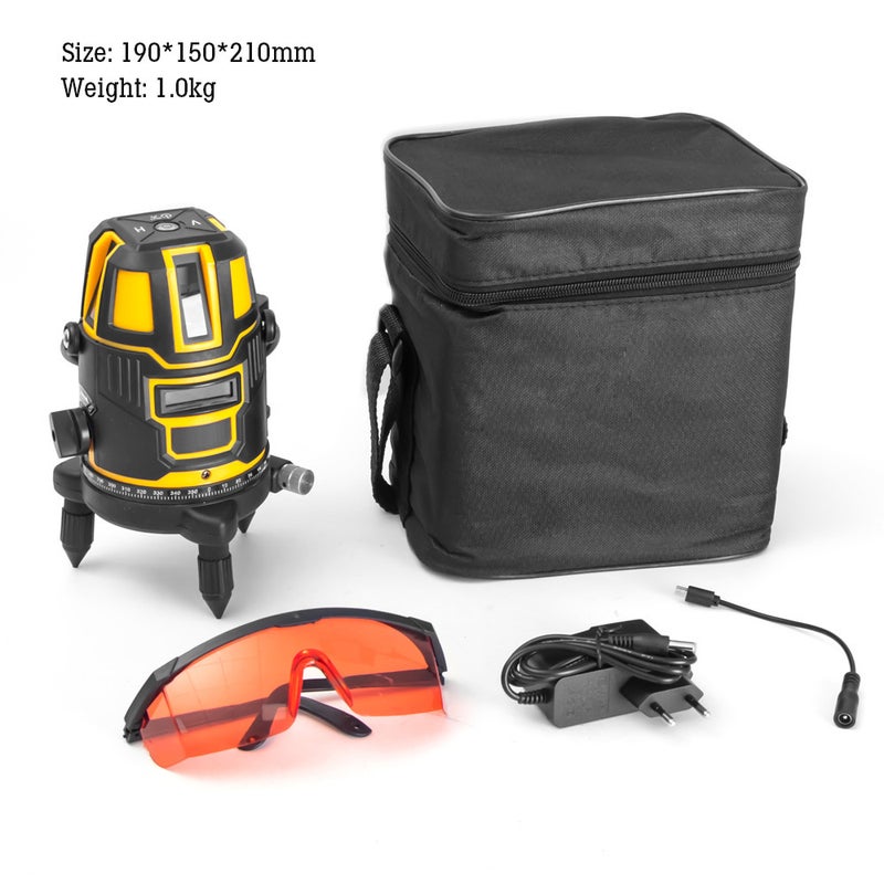 Hilda Laser Level 5-Line Infrared Automatic Red light five-line level - Image 3