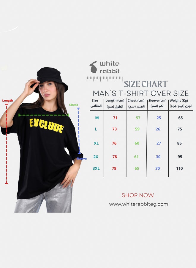 WHITE RABBIT Slip On Oversized Cotton T-Shirt  - Image 5