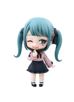 General Hatsune Miku figure Q version vampire Hatsune model doll Beautiful girl desktop car ornament furniture decoration collection gifts  - Image 1