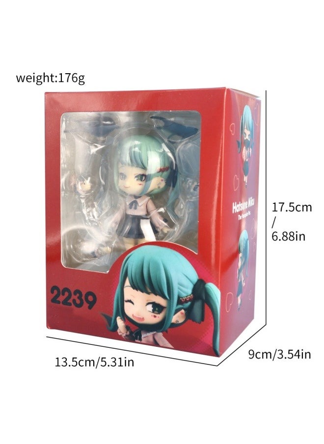 General Hatsune Miku figure Q version vampire Hatsune model doll Beautiful girl desktop car ornament furniture decoration collection gifts  - Image 5