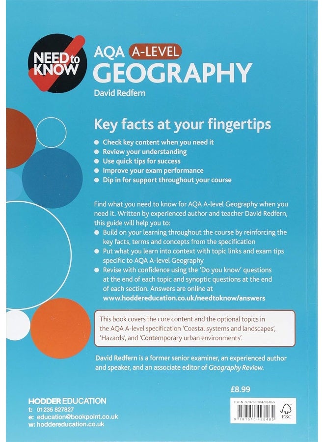 Need to Know: AQA A-level Geography - Image 2