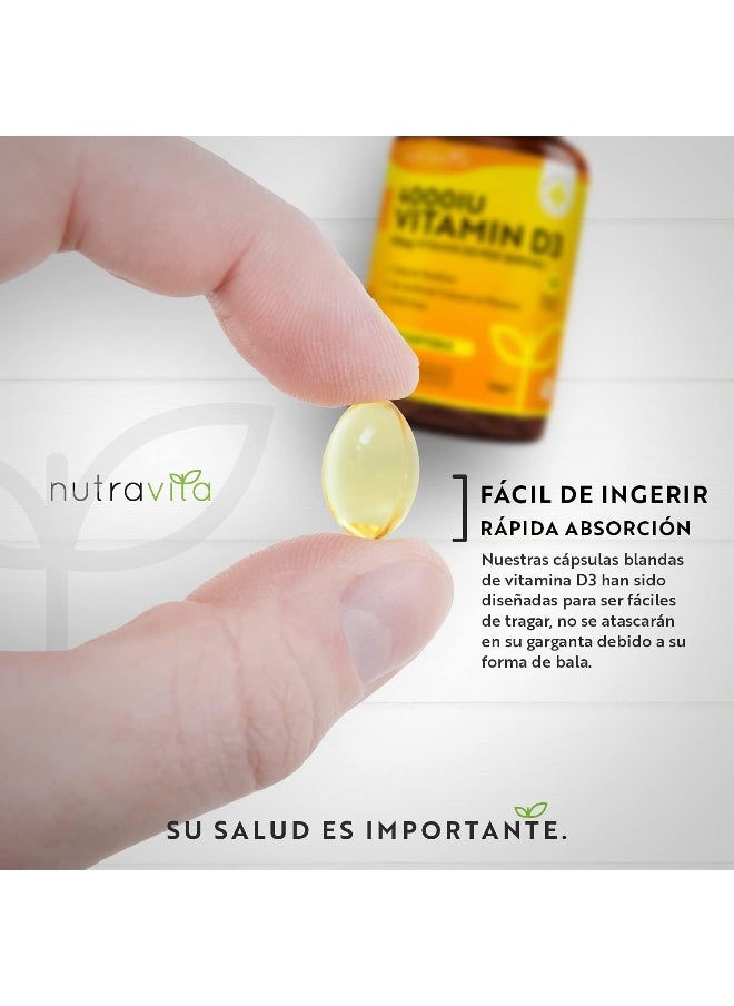 Nutravita - Nutravita Vitamin D 4000 IU - 400 Softgels - Image 1