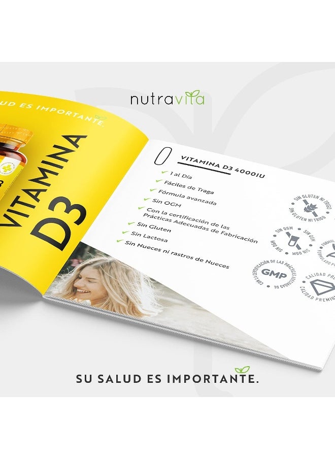Nutravita - Nutravita Vitamin D 4000 IU - 400 Softgels - Image 1