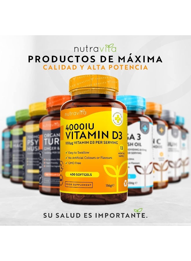 Nutravita - Nutravita Vitamin D 4000 IU - 400 Softgels - Image 1