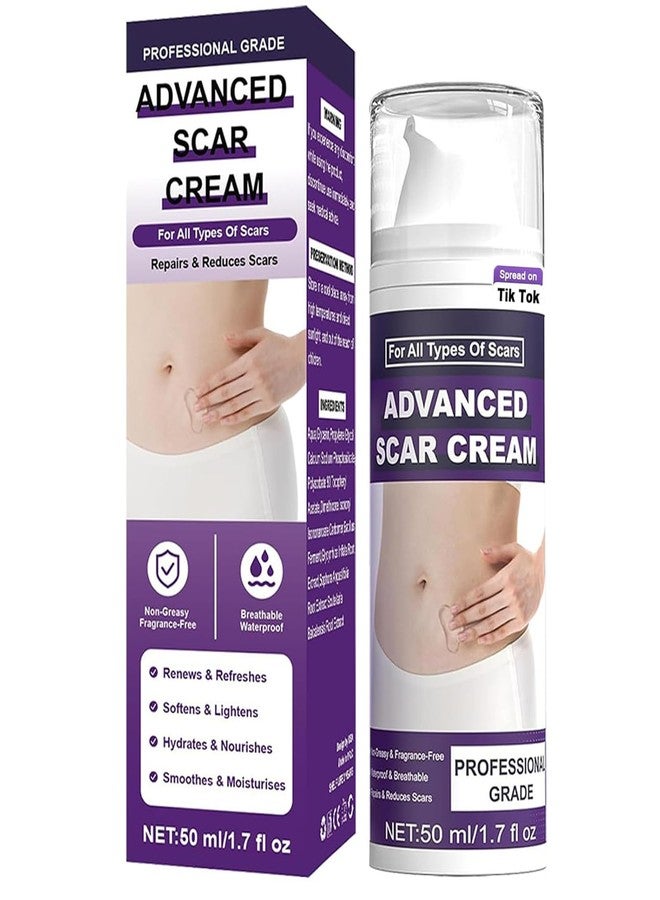 BWDETY Silicone Scar Gel,Scar Removal Cream,Advanced Scar Gel,Keloid Bump Removal,Scar Cream for Surgical Scars,Stretch Mark,C-Section,Old and New Scars (1pcs-b - Image 1