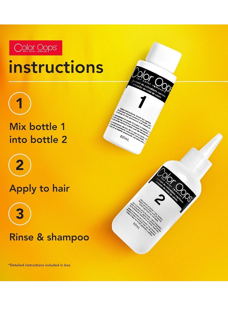 Color Oops Color Oops Extra Conditioning Hair Color Remover, 1 Application, Hair Dye Remover Processes in 20 Minutes, Safely Removes Permanent & Semi-Permanent Hair Color, Ammonia & Bleach Free  - Image 2