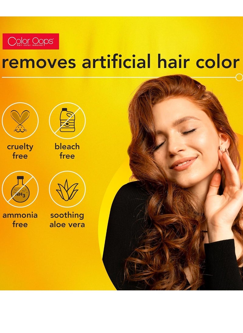 Color Oops Color Oops Extra Conditioning Hair Color Remover, 1 Application, Hair Dye Remover Processes in 20 Minutes, Safely Removes Permanent & Semi-Permanent Hair Color, Ammonia & Bleach Free  - Image 3