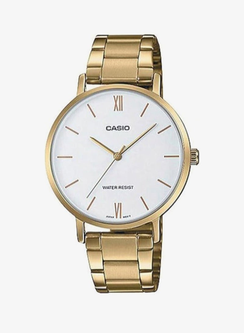 CASIO Women's Stainless Steel Analog Watch LTP-VT01G-7BUDF - 34 mm - Image 2