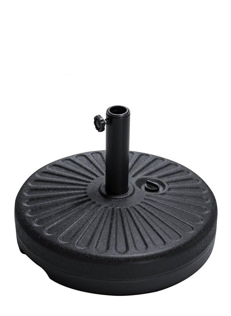 TRASSLE Outdoor Patio Umbrella Base for Yard UPF 50+ Cantilever Crank Lift Umbrellas .Corner arc design, Compression Resistance, Aging Resistance. 32.5KG after Water Injection  - Image 1