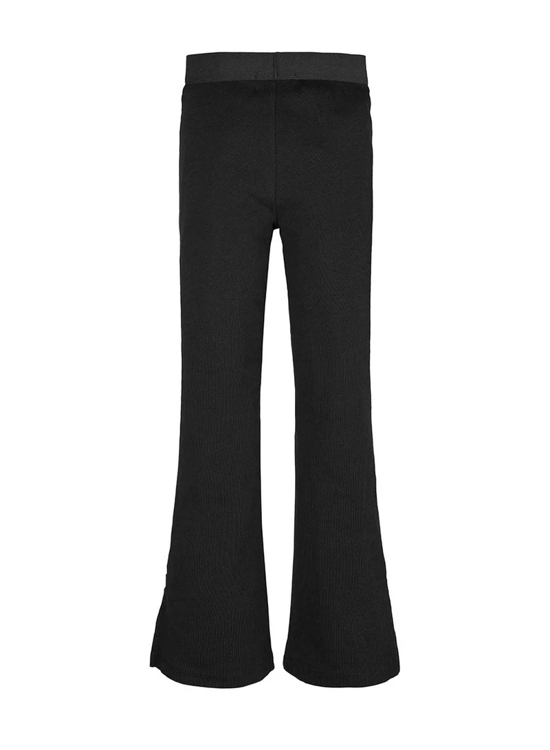 Calvin Klein Jeans Black Youth Logo Flare Pant for Women | Best Price UAE
