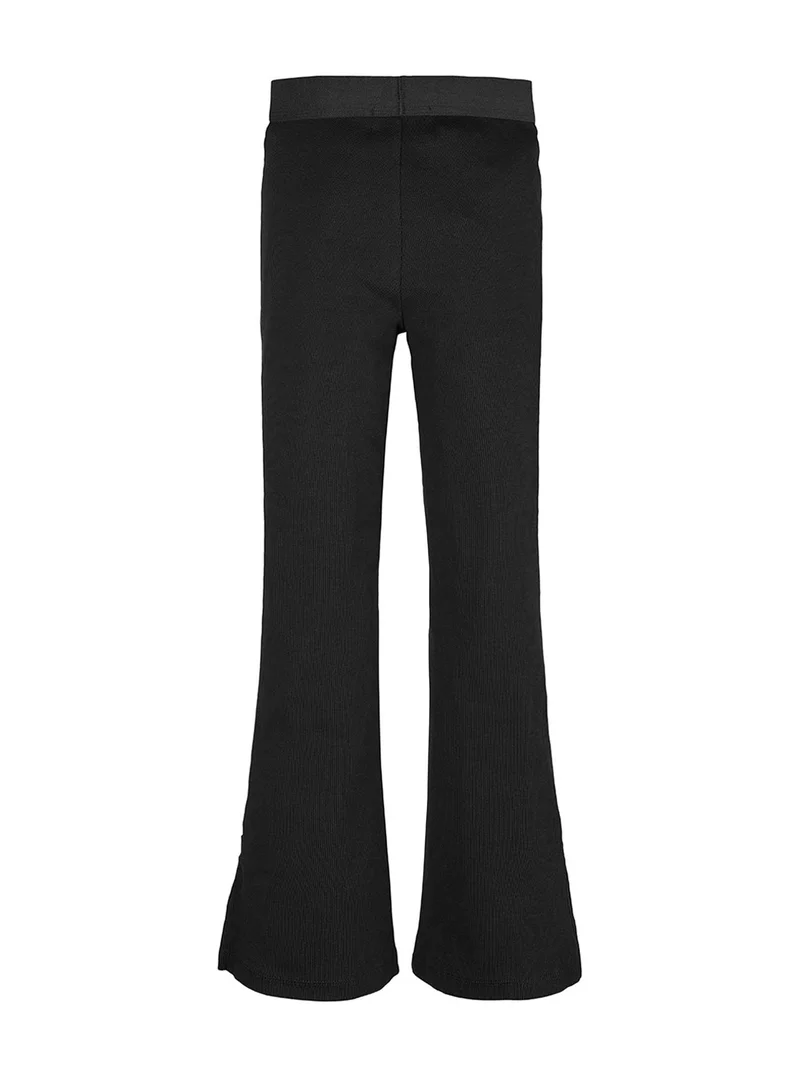 Calvin Klein Jeans Black Youth Logo Flare Pant for Women | Best Price UAE