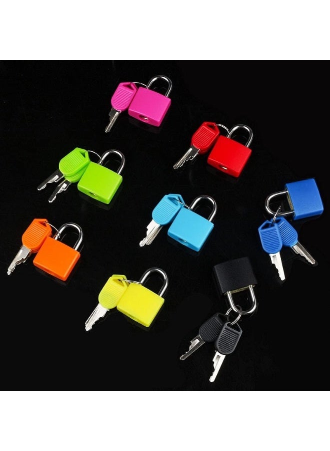 قفل سفر معدني صغير ملون – مثالي للجيم، السفر، والألعاب التعليمية-+ مفتاحين بنفس اللون – مثالي للشنط والخزائن– أمان عملي( متعدد الالوان) - Image 4