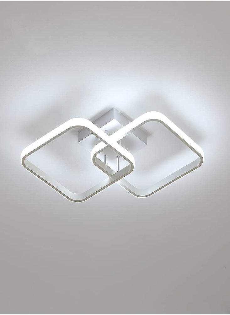 Goeco - Square LED Ceiling Light Dimmable Acrylic Square Shape 3000-6000K - Image 1