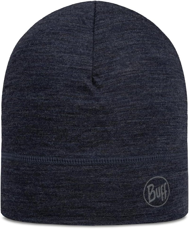 Buff Merino Lightweight Beanie Hat - Night Blue, One Size - Image 1