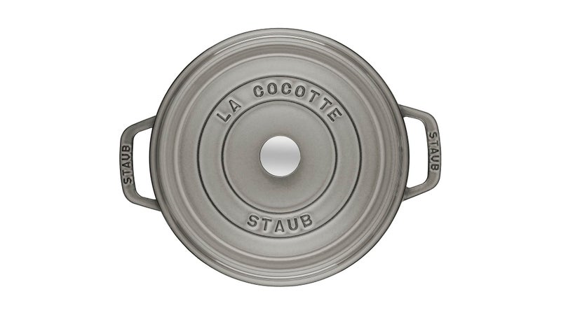 STAUB Mini Round Dutch Oven 0.75-Quart Graphite Grey (Stove) - Image 3