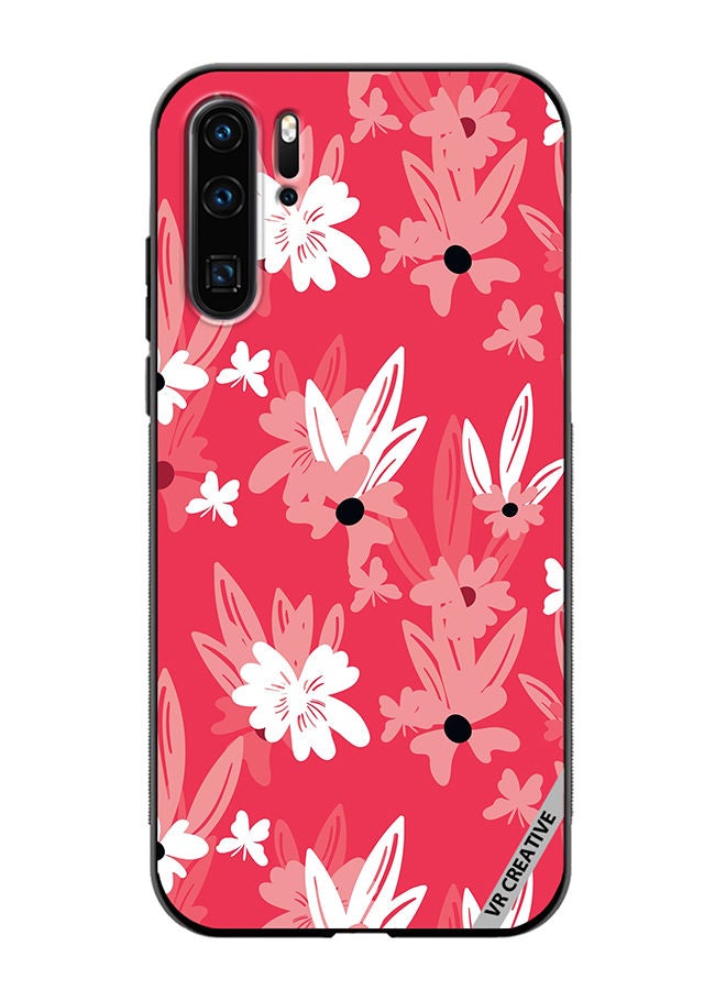 VR CREATIVE Protective Case Cover For Huawei P30 Pro Floral Pattern Based On Traditional Folk Art Ornaments Design Multicolour - Image 1
