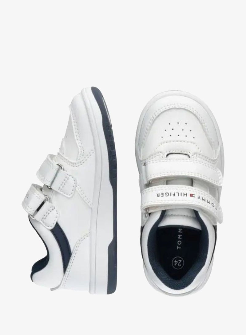 TOMMY HILFIGER LOW CUT LACE-UP SNEAKER WHITE - Image 3