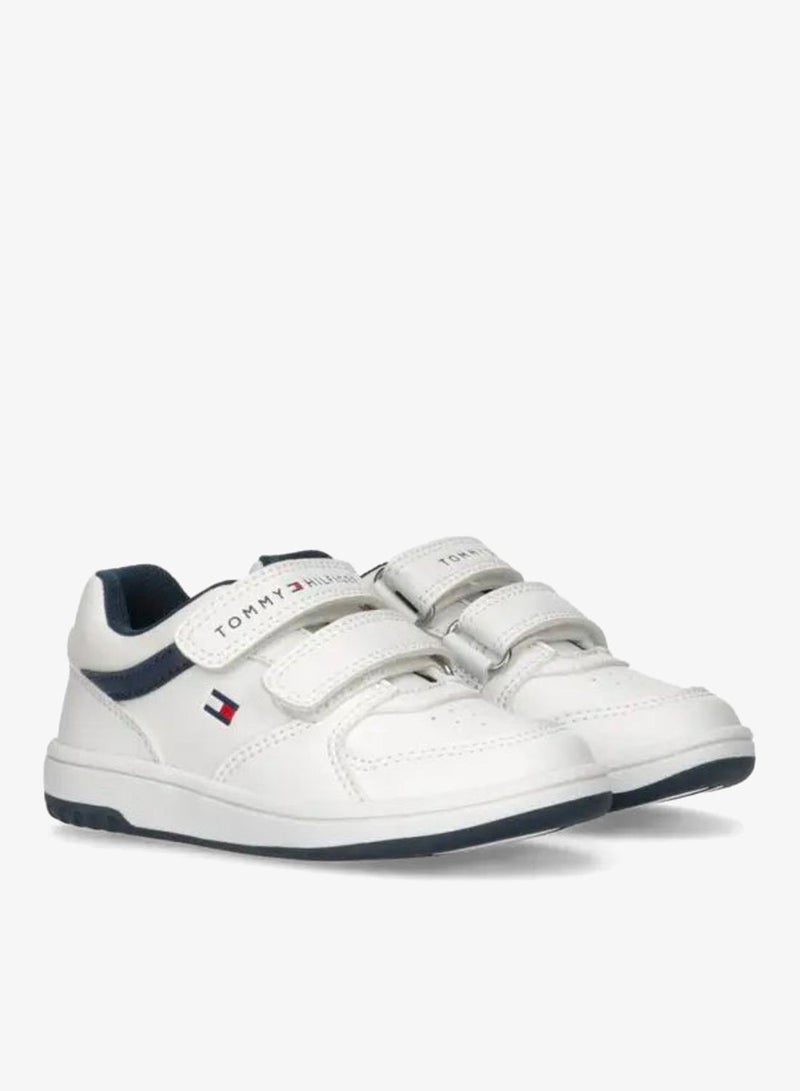 TOMMY HILFIGER LOW CUT LACE-UP SNEAKER WHITE - Image 2
