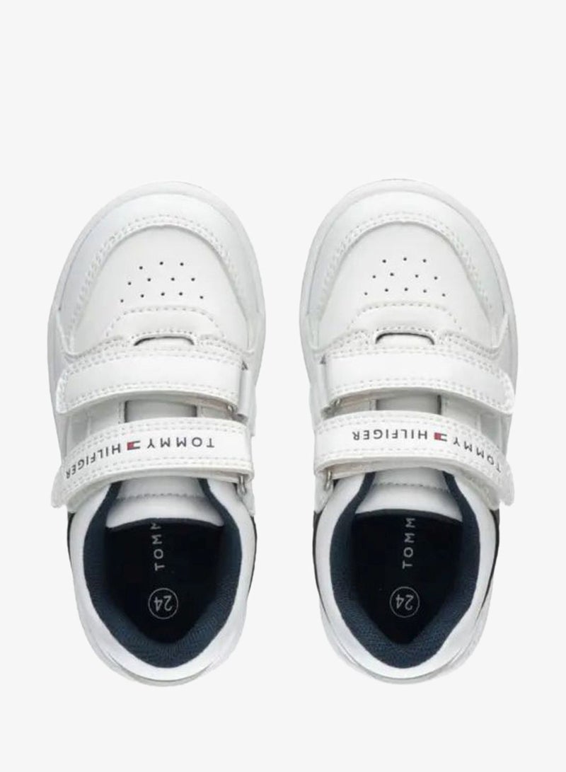 TOMMY HILFIGER LOW CUT LACE-UP SNEAKER WHITE - Image 4