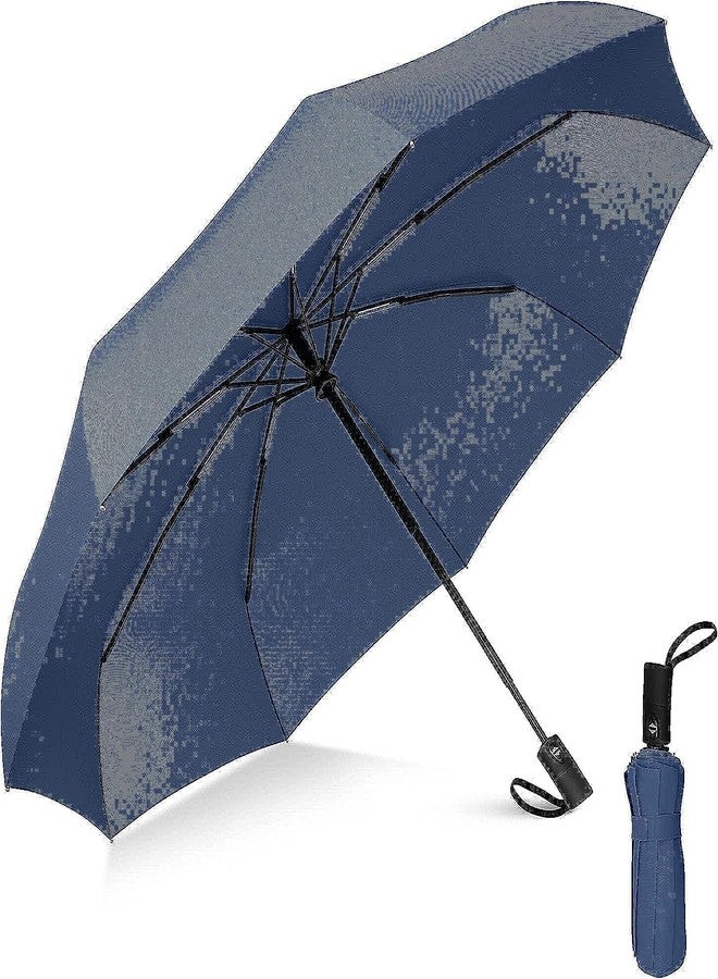 NestPlay Windproof Compact Collapsible Light, Automatic, Strong and Portable, Folding Small Umbrella for Rain - Image 4